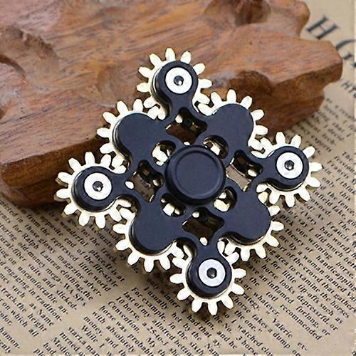 Neuf Pure Copper Gear Linkage EDC Fidget Spinner Jouet de décompression
