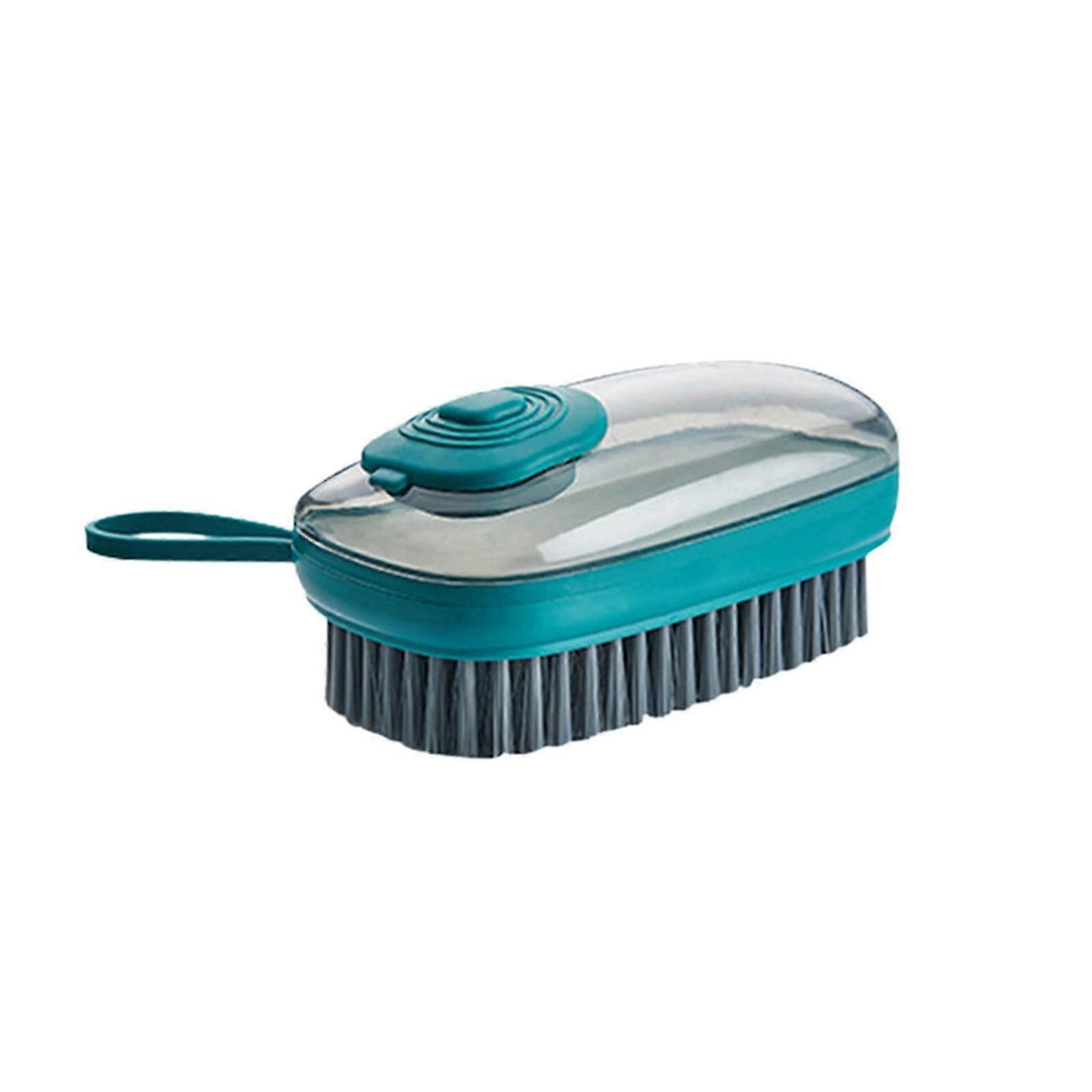 Household Soft Laundry Brush, Automatic Liquid Addition Shoe Cleaning Brush