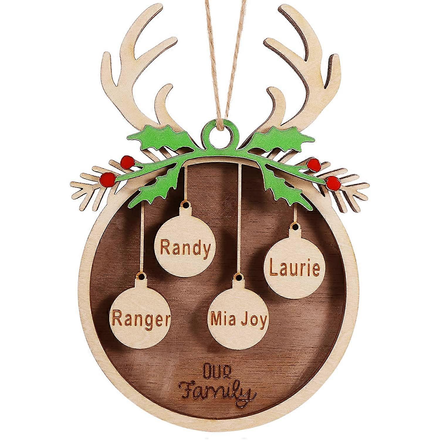 Personalized Christmas Ornament, Family
