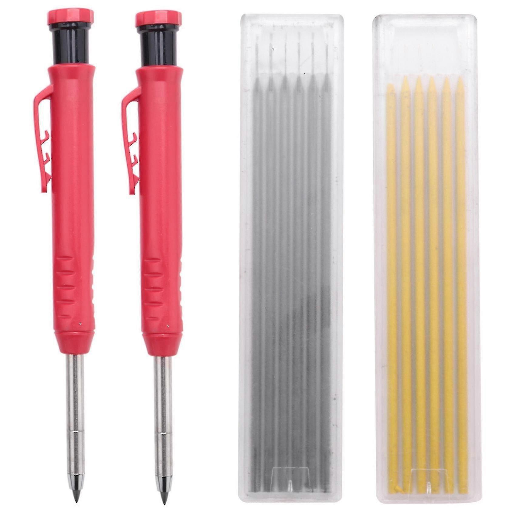 Carpenter Mechanical Pencils Solid Carpentry Automatic Pencil Set
