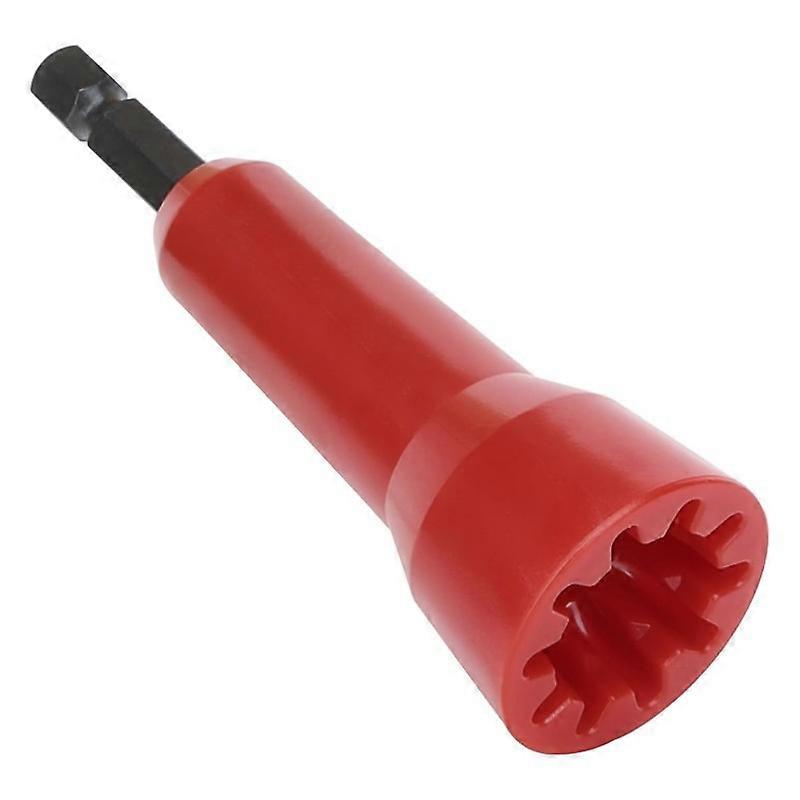 Wire Nut Twister, Wire Nut Driver,Wire Twisting Tool & Spin Twisting Wire Connector Socket,Wire Connector Driver,Red (1 Pack)