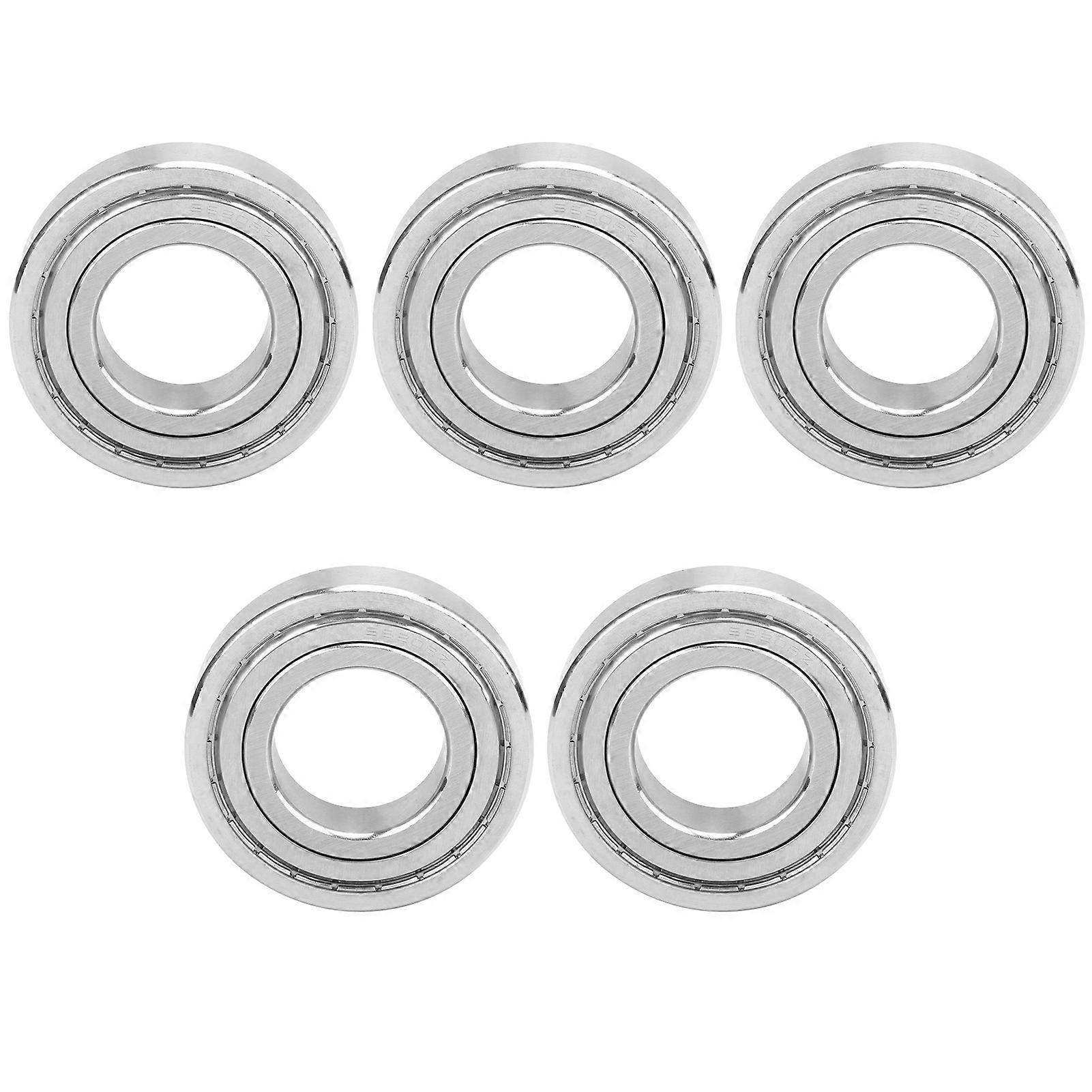 5個のミニチュアボールベアリングステンレス鋼高速機器部品S6208ZZ 80x40x18mm