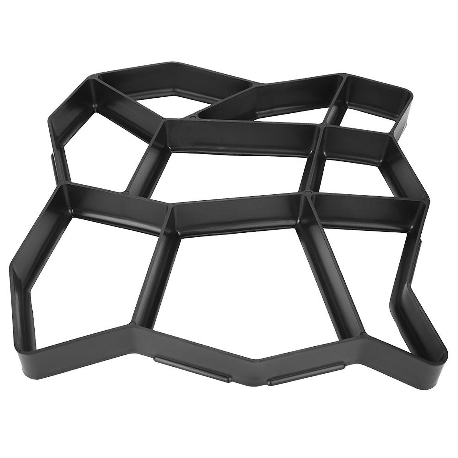 Garden Walk Pavement Mold Diy Manually Paving Cement Brick Stone Road Concrete Molds Path Maker Reusable Diy Manually Paving