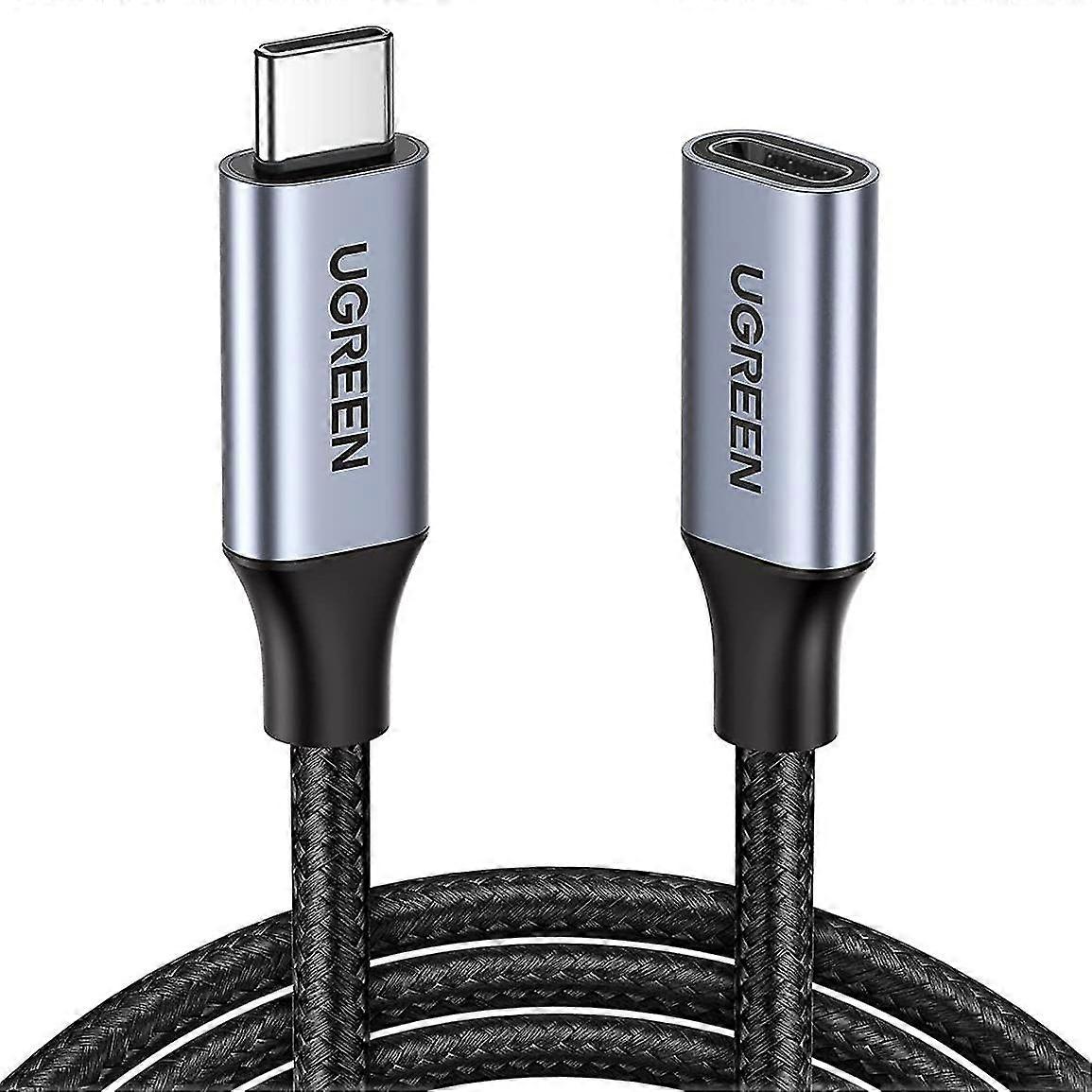 Ugreen For Macbook Pro Ipad Pro Usb C Extension Cable Thunderbolt 3 Type C Extender Cord Support 100w Pd Fast Charging