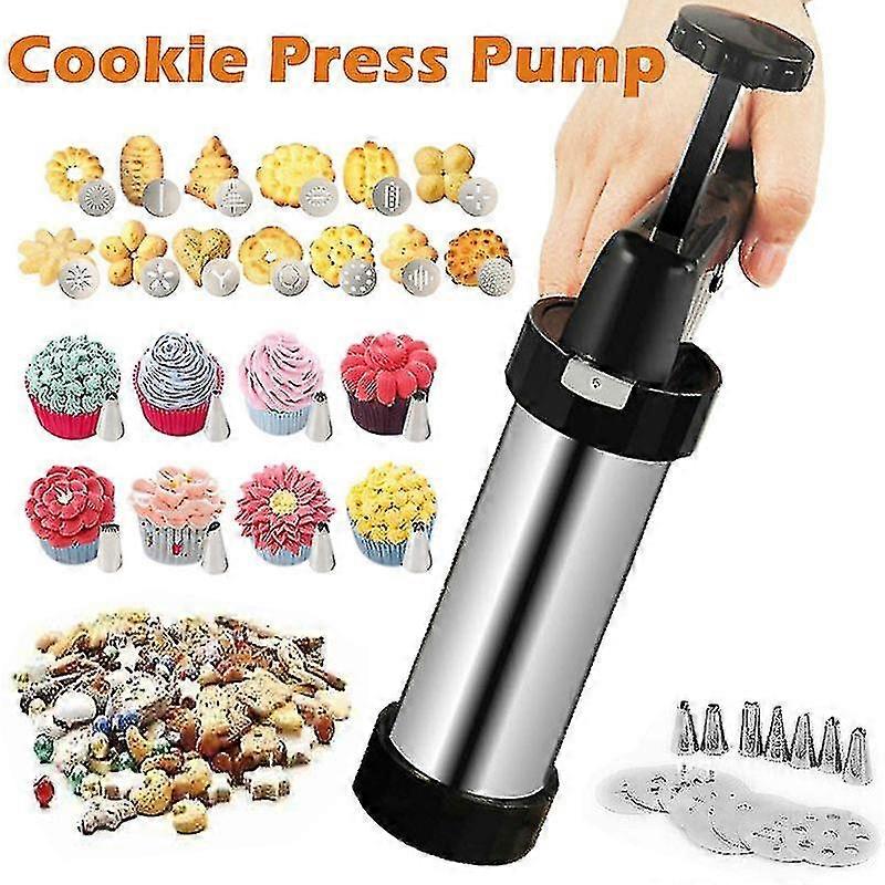 16pcs Biscuits Mold Press Machine Cake Decorating Biscuit Maker Cookie Tool