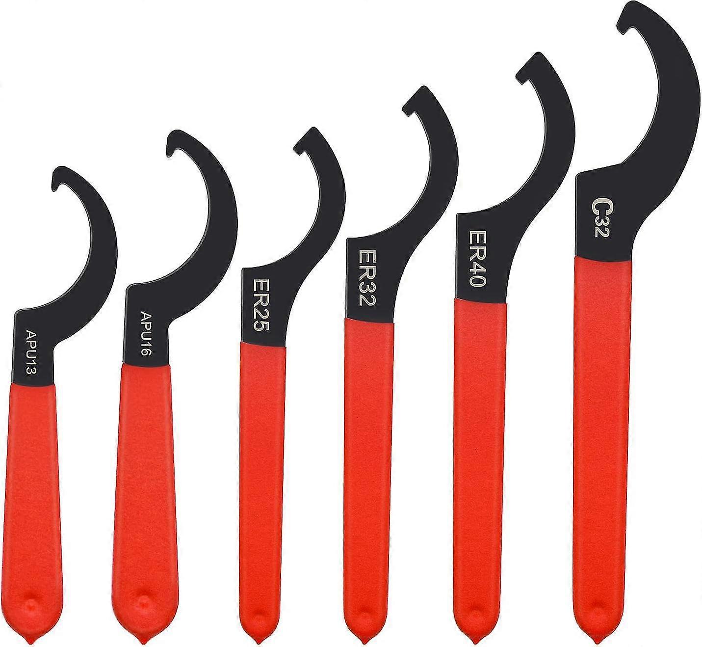 3pcs Wrenches Hook Wrenches Tools Shocks Adjustments Wrenches C Shaped Spanner Wrench Set