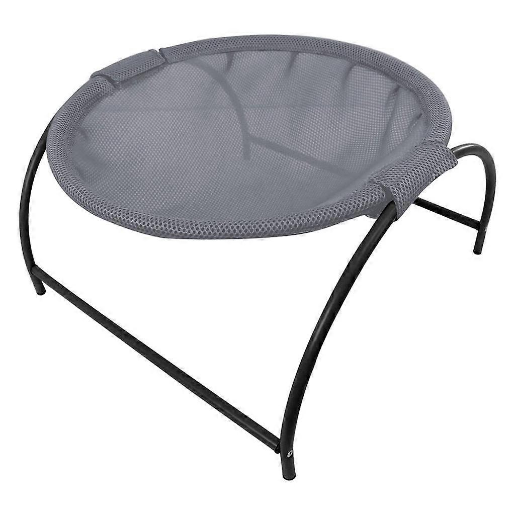 Cat Hammock Elevated Pet Bed Ventilated Cat Sleeping Bed Indoor Grey