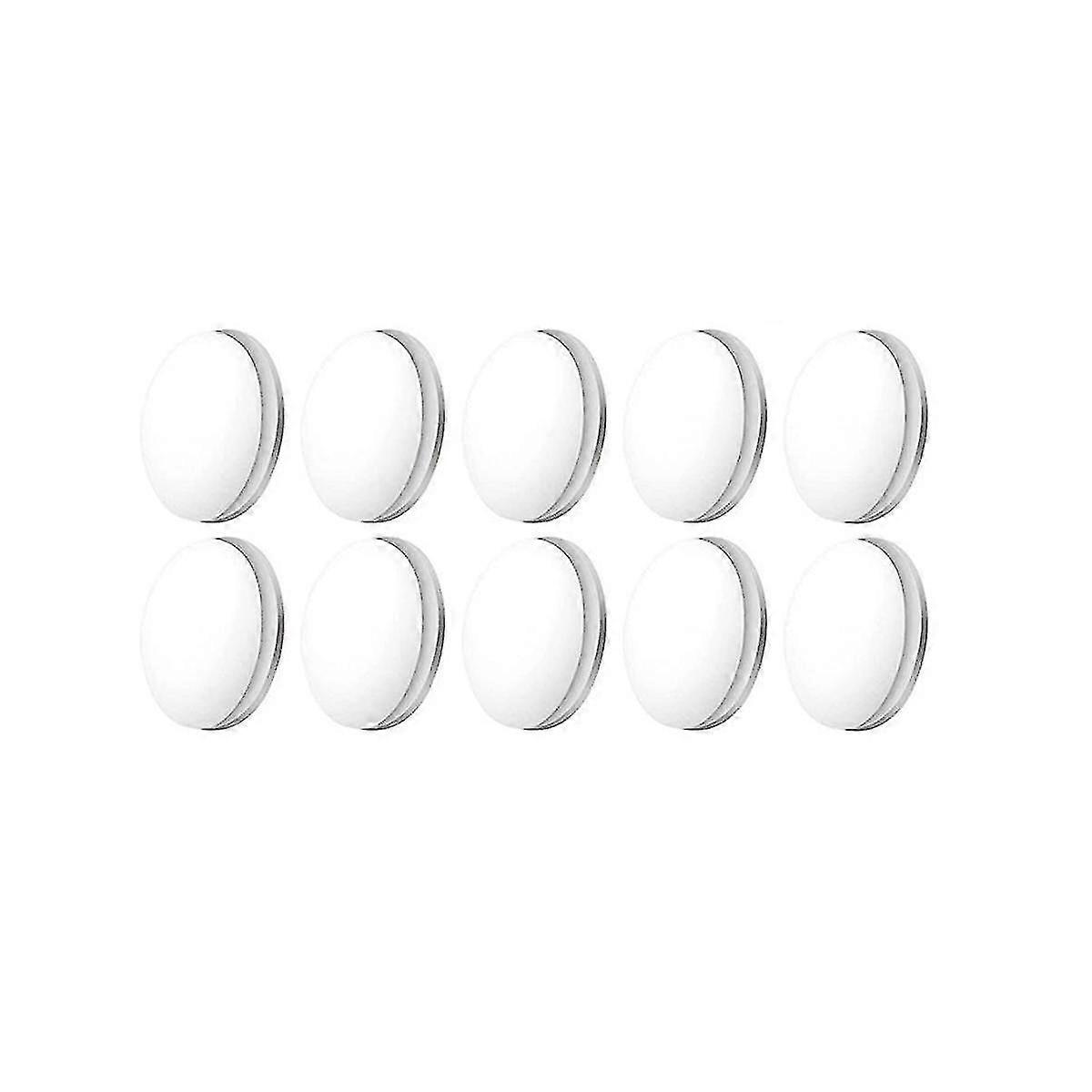 10pcs磁気カーテンウェイトドレープウェイトマグネットシャワーカーテンウェイトボトムテーブルクロスカーテン用、ホワイト