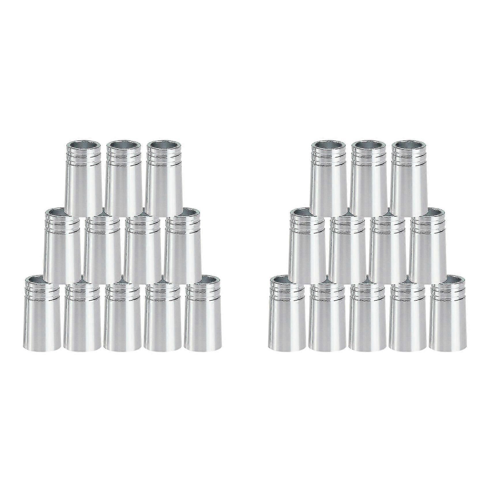 24pcs Golf Ferrules .370 Alumínio para eixos de ferro Acessórios do Clube de Golfe