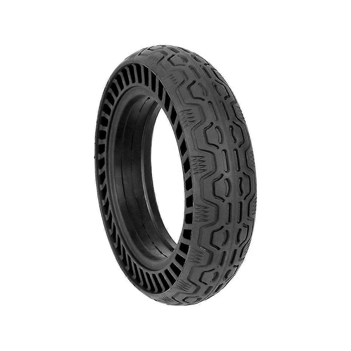 10x2.5-6.5 Solid Tire Strip Hole Rubber Run-proof Tire Hollow Tire Honeycomb Solid Tire