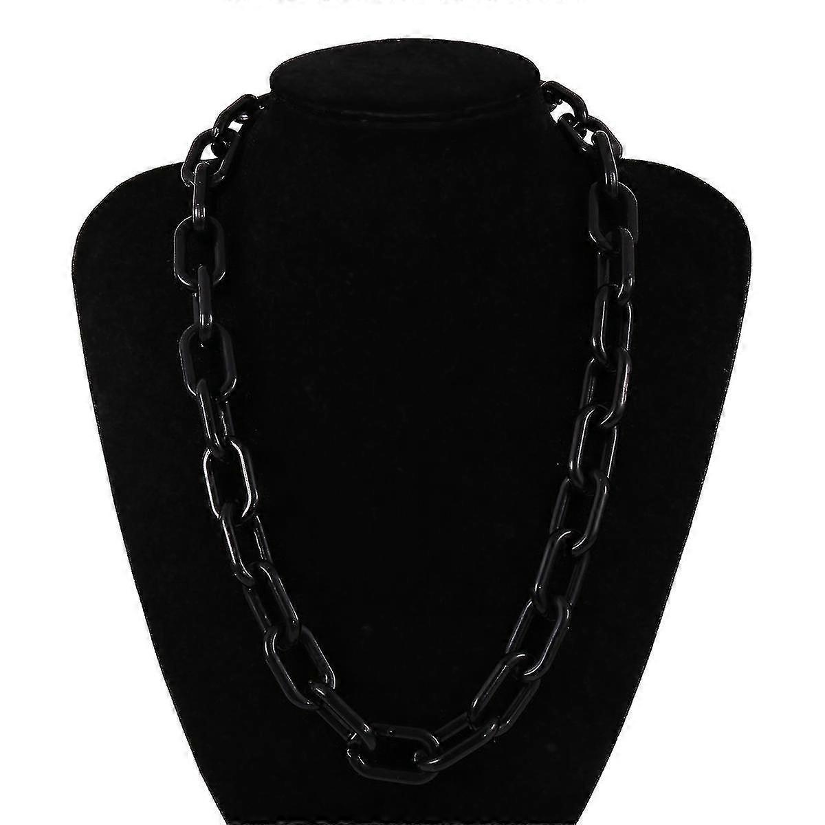 Acrilic colier pandantive geometrie exagerată Choker pentru femei 24 În