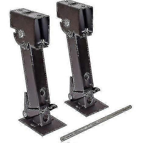 Pair Trailer Stabilizer Jacks, Foldable Telescopic Stabilizer Jacks, Tilting Stabilizer Jacks - Capacity 1000lbs Each
