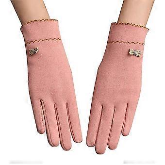 Guanti Invernali Donna Touch Screen - Caldi, Morbidi, Anti-Vento - Regalo Sotto I 10 Euro