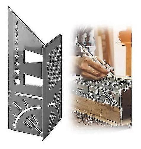 Functal Measuring 3d righello, 3d righello Bend Measuring S righello (grigio) (1pc)