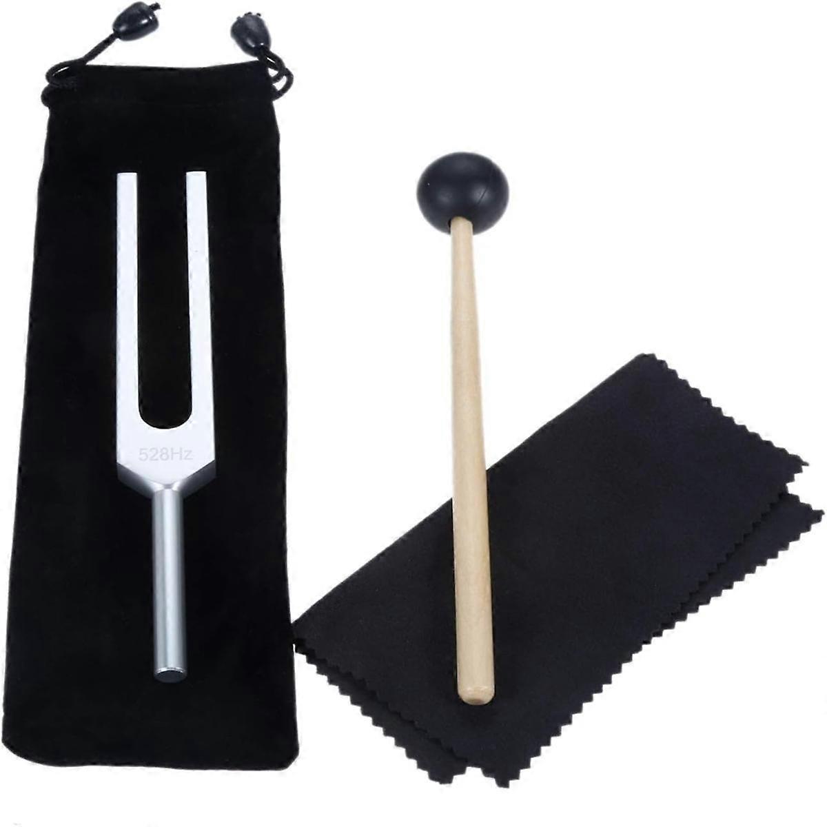 528 Hz Tuning Fork, Silver Tuning Forks 528 Hz for Healing, Musical Instrument, Meditation, Relaxation