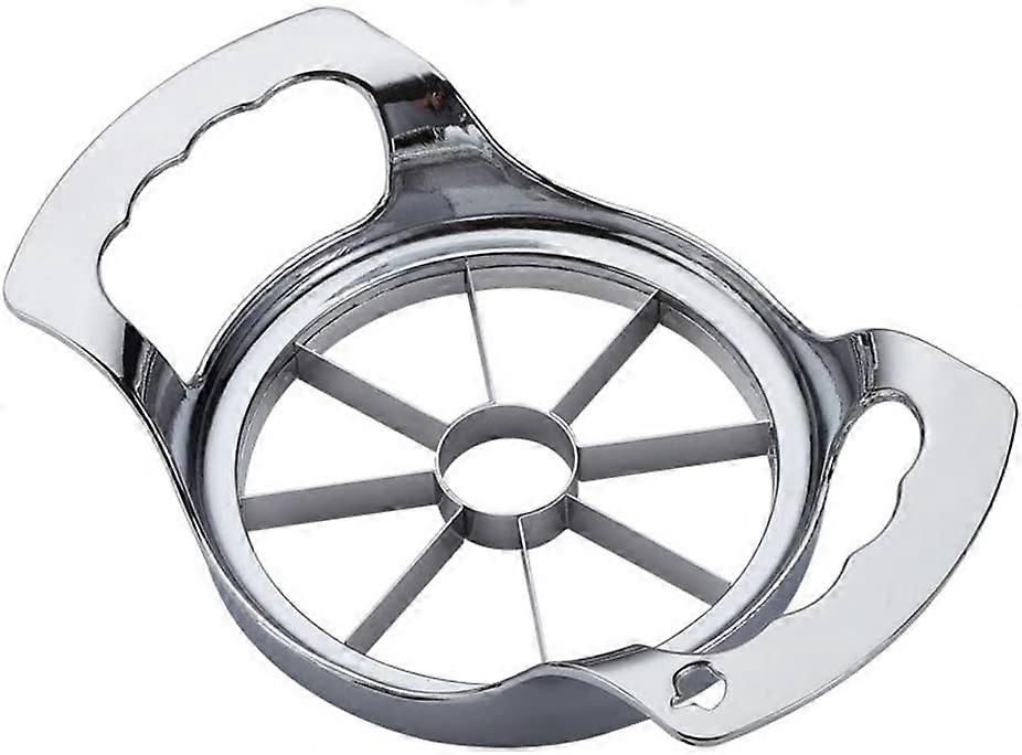 Apple Slicer Stainless Steel, 8-Blade Apple Corer and Slicer (17 x 9 cm, Silver)