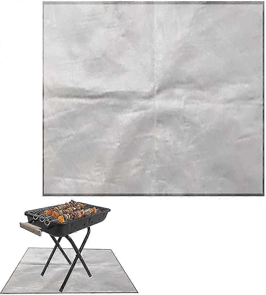 Fire Pit Mat Fireproof Mat, Reusable High Temperature Resistant Grill Mat Fire