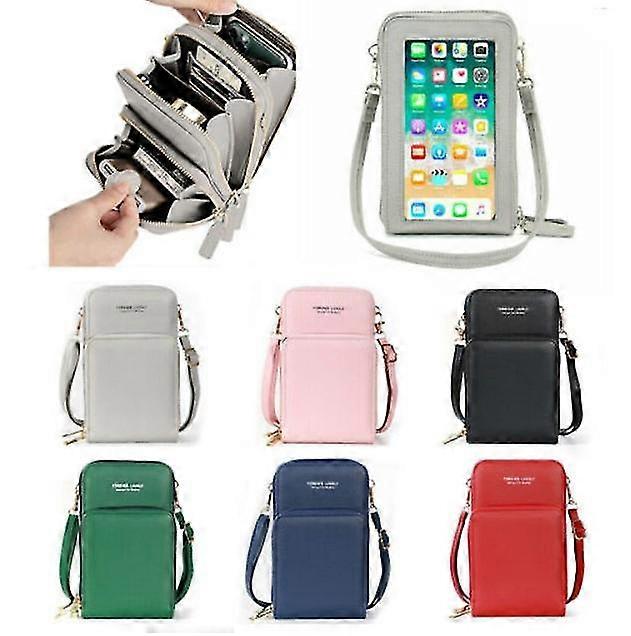 RFID Blocking Small Crossbody Bags for Women - Satchel Purse with Built-In Wallet and Shoulder Strap