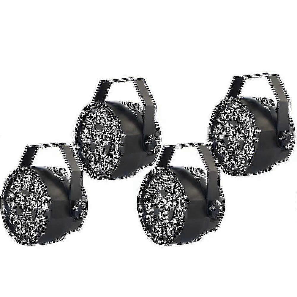 4x Led Par64 Scenelys Rgbw Dmx512 Scenebelysning P20241126606