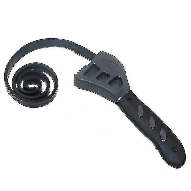 Rubber Strap Wrench Adjustable Rubber Wrench As Jar Opener Pipe Wrench Tool For Home Kitchen Use (1pc)
