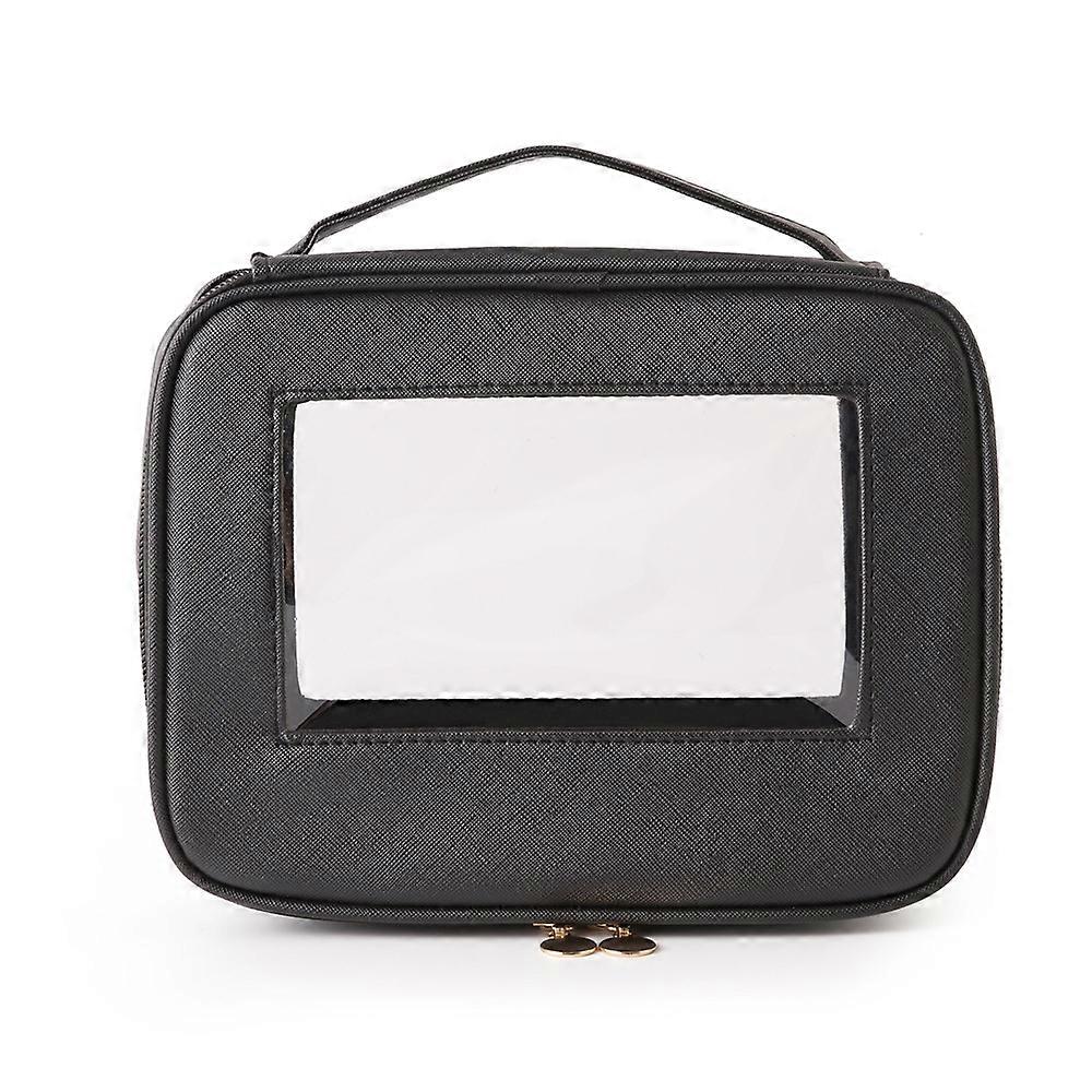 INF Custodia Cosmetica Trasparente con Scomparto