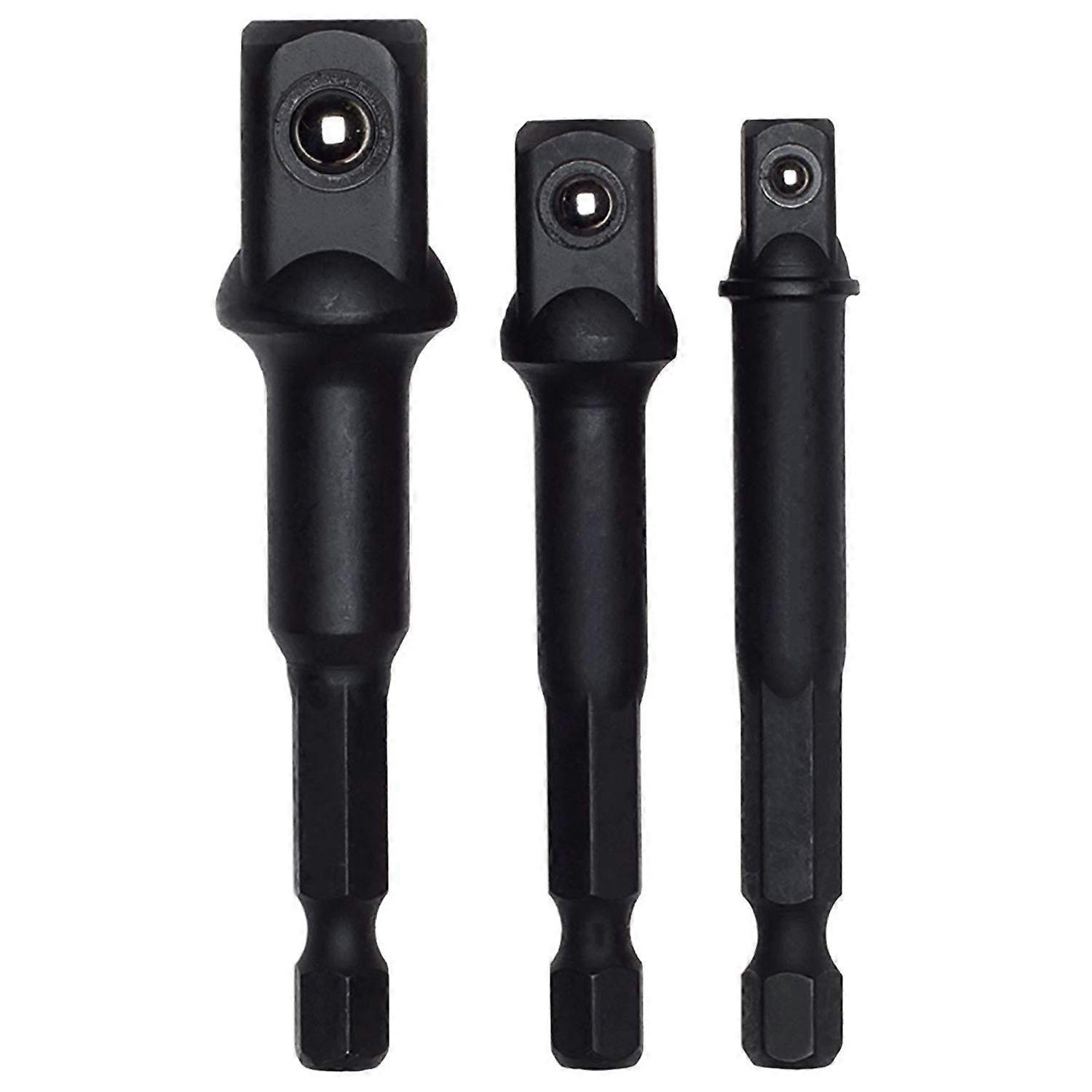 Impact Grade Socket Adapter/Extension Set | Turns Drill Into High Speed Nut Driver | 1/4 inch, 3/8