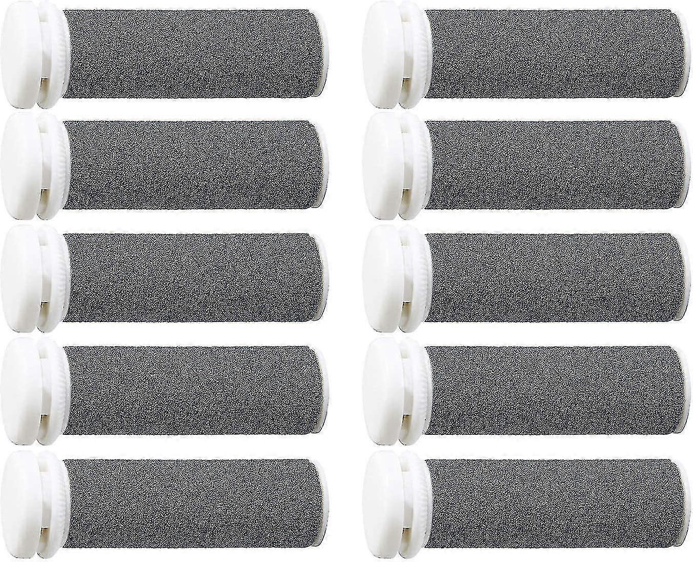 10 Pack Replacement Head Replacement Rollers Compatible With Emjoi Micro For Extremely Rough And Hard Skin.