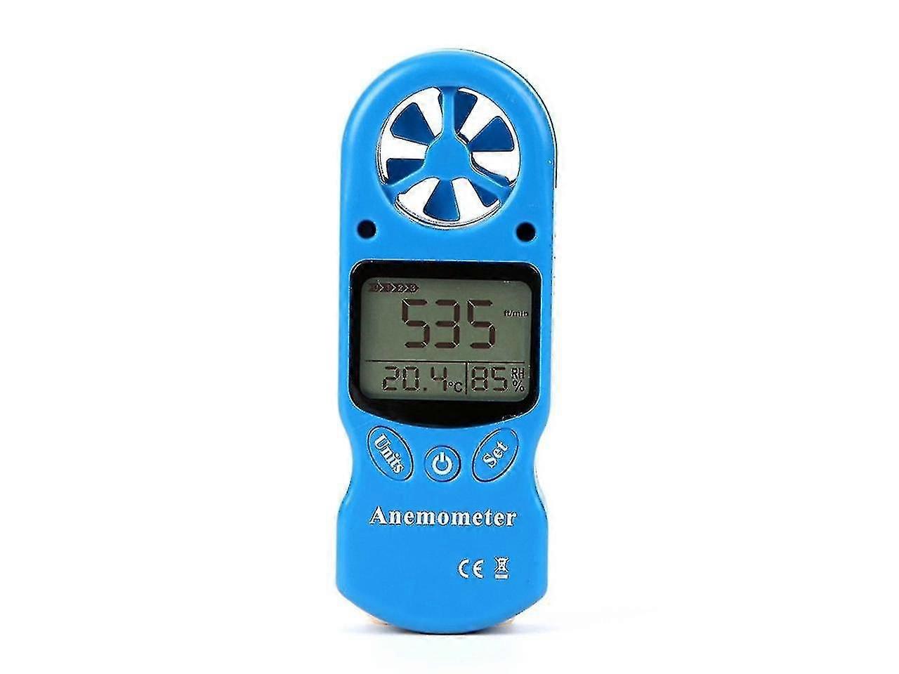 3 In 1 Mini Lcd Tl-300 Windgeschwindigkeit Temperatur Luftfeuchtigkeit Meter Mehrzweck-Anemometer Digital Anemometer Messwerkzeuge-ksize