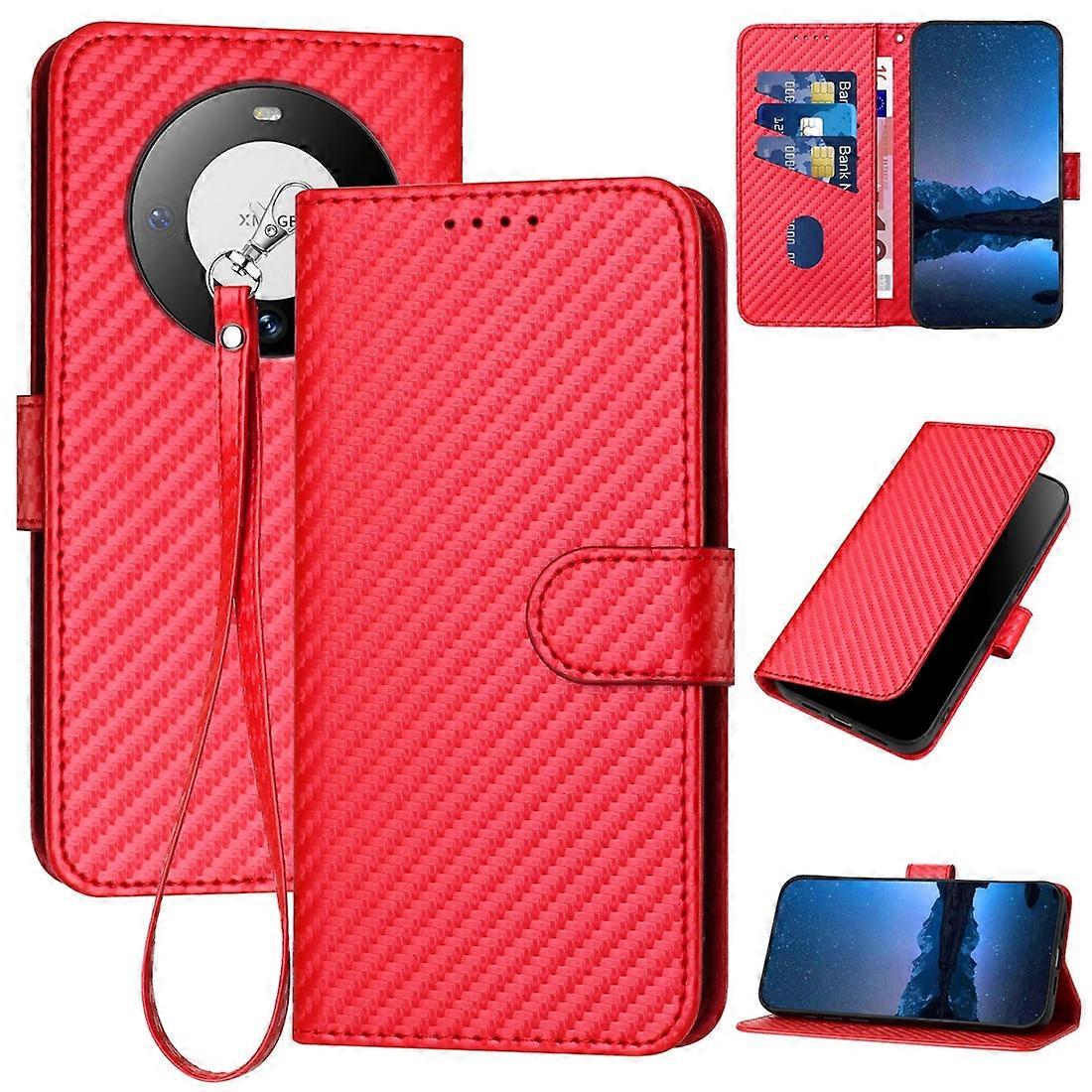 Carbon Fiber PU Case For Huawei Mate 60 Pro