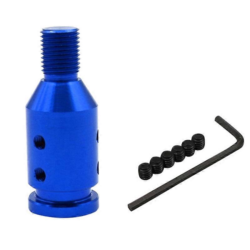 Universal Auto Aluminum Gear Shift Knob Thread Adapter for Non Threaded Shifters