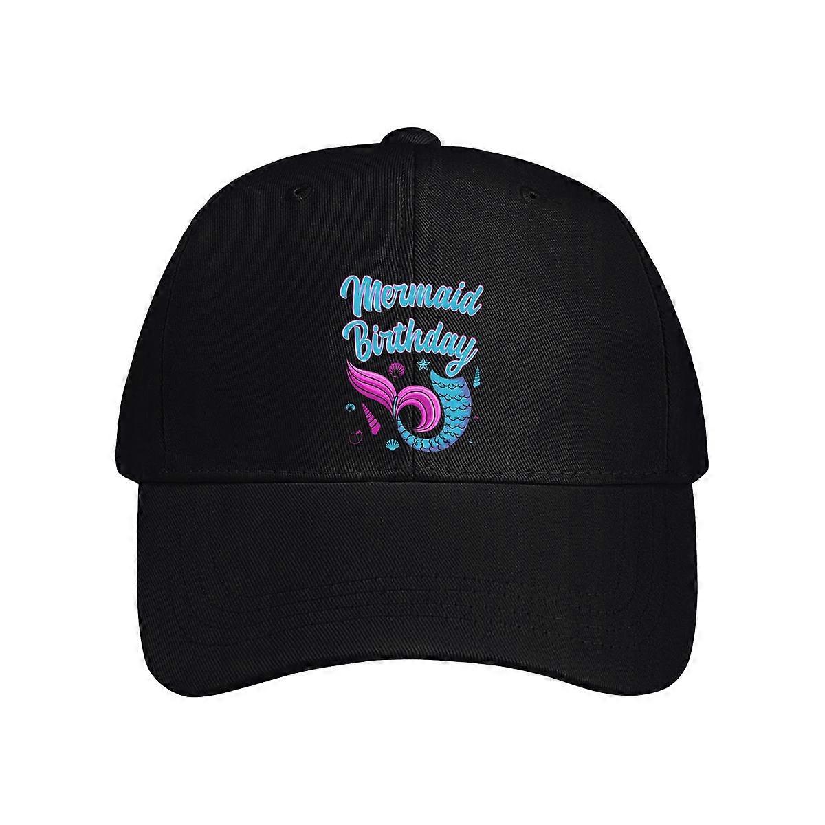 Mermaid Birthday Baseball Cap