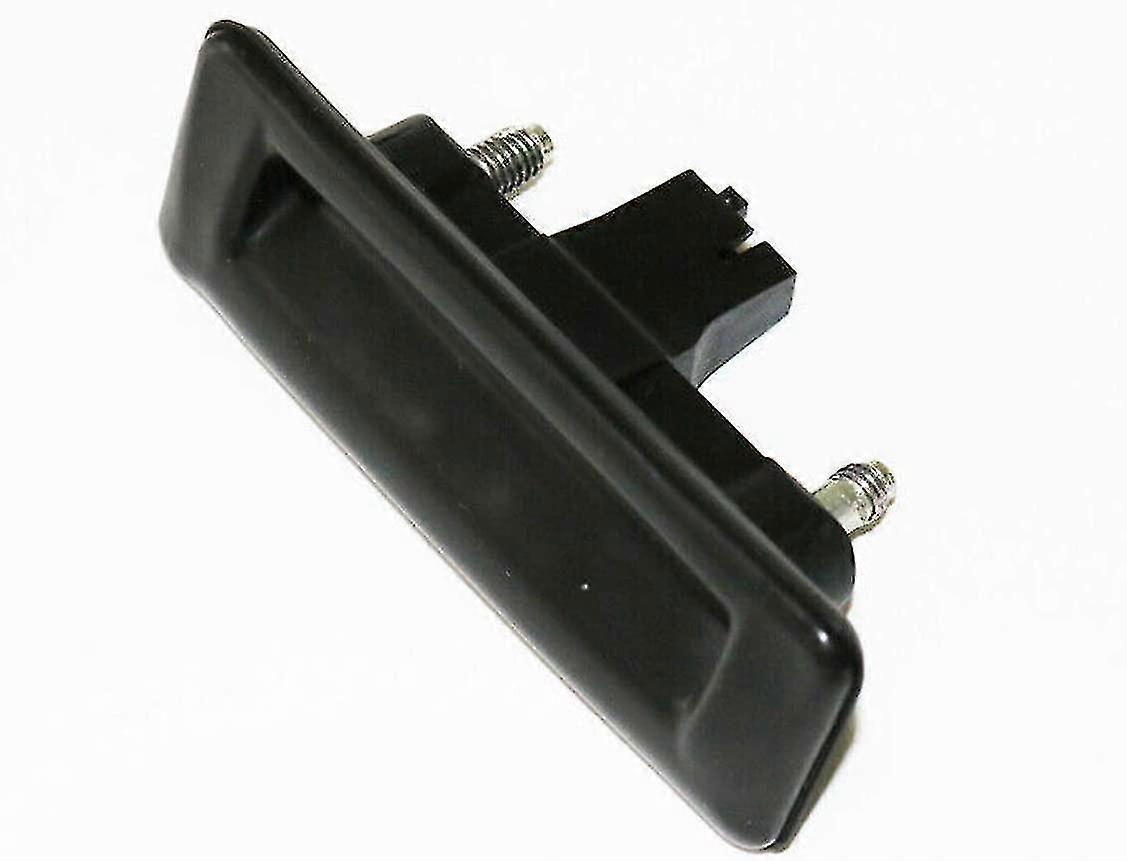 Door Handle Tailgate Button Rear Lock Opener Handle Strip (black)