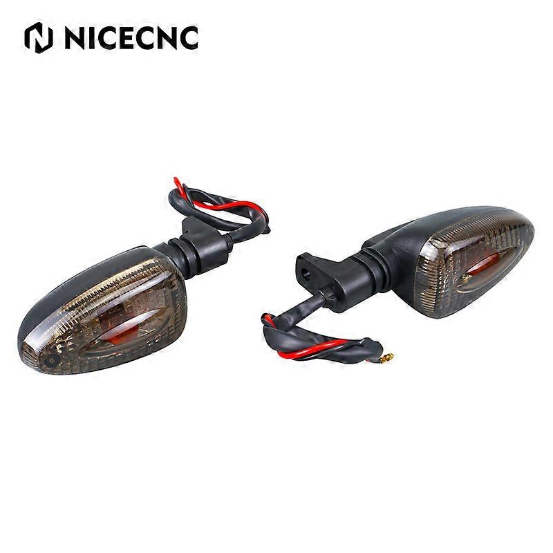 Pair Motorcycle Smoke Lens Turn Indicator Signal Lights for BMW F800GS F800R K1200R S F800GS F 650 800 GS K 1200 R/S/GS 1300RMotor Vehicle Lighting