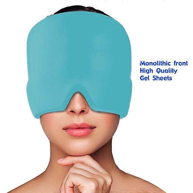 Chapeau de soulagement de la migraine chapeau de maux de tête Gel Chaud Froid Thérapie Chapeau de glace pour soulager la douleur Chapeau de glace Masque pour les yeux Stress Pression Douleur Soulagement Wrap