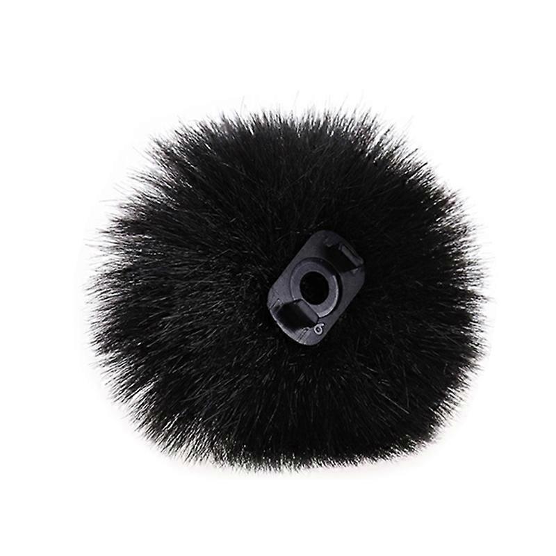 Indoor Outdoor Microphone Windscreen WindShield, Furry Wind Muff for Lapel