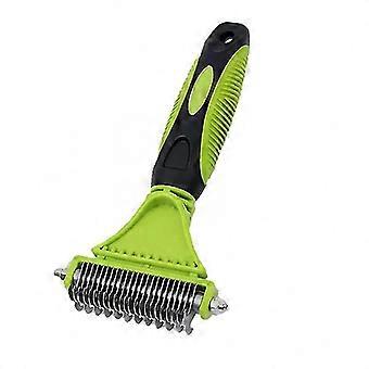 Pecute Dog Brush Cat Brush, Professional Dog Detangling Comb And Long Haired Dog Brush, Grooming Rake For Dogs And Cats Effectively Reduces Hair Loss