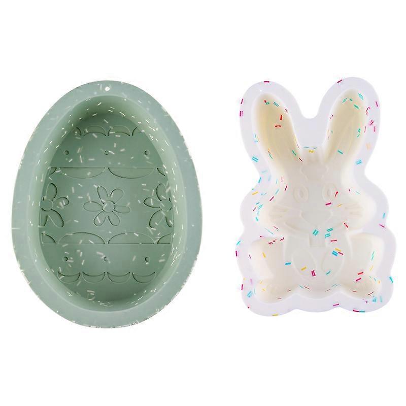 Easter Egg Silicone Mold Easter Cake Mold Easter Mold Silicone Bath Bunny Cake Mold Soap Gelatin