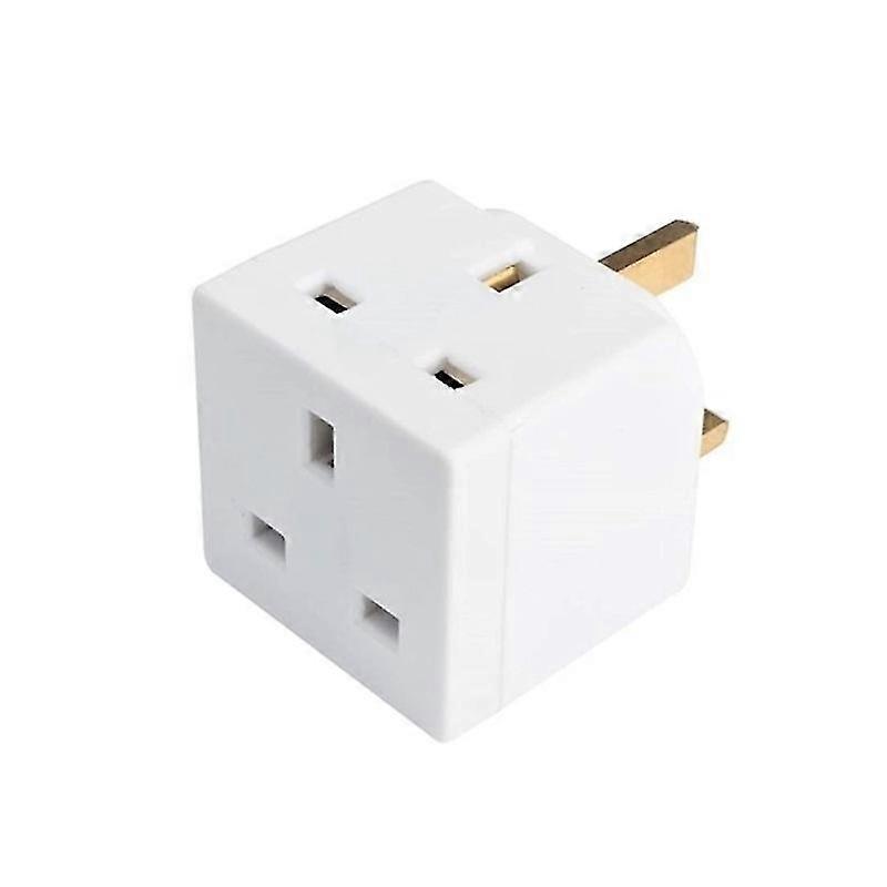 Two-way Dual Plug Adapter Multi Plug Extension Socket Adapter 3 Pin Socket Extension 250 Volt Power Extender