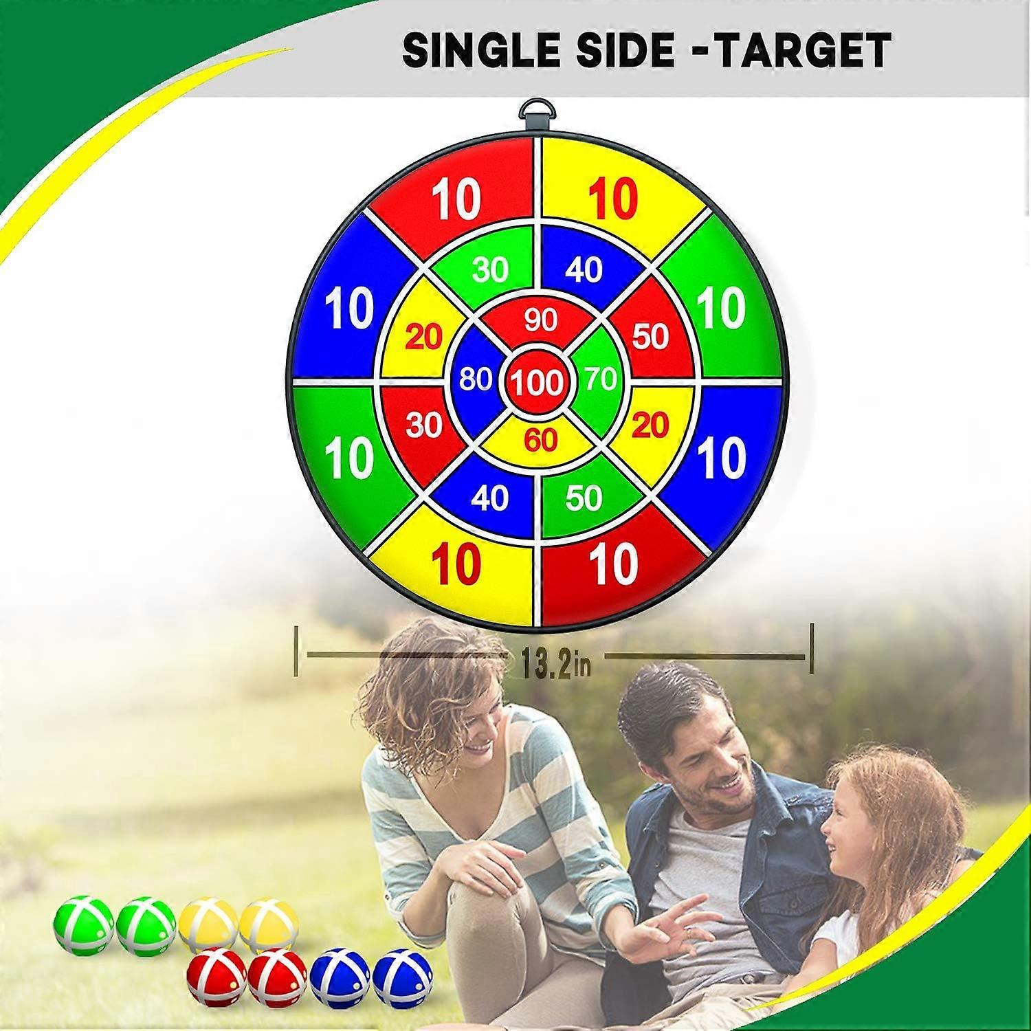 Children's Dartboard with 8 Sticky Balls Dartboard Set with Hooks Toys & Gifts $ Children's Dartboard Sticky Balls
