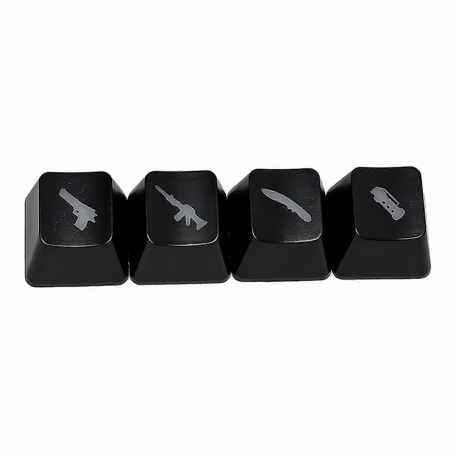 for Key Button Keycaps Backlit for WASD Direction Keys OEM R4 Mechanical Keyboard