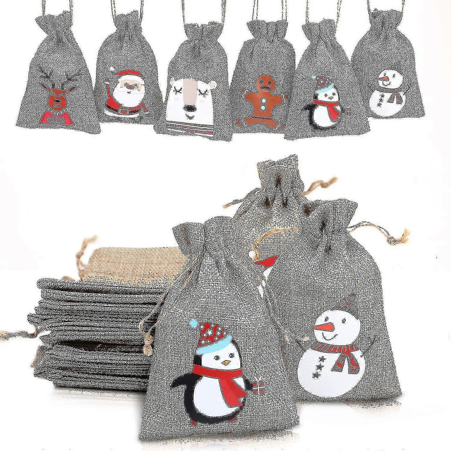 Jute Sack, C Bag 24 Pieces