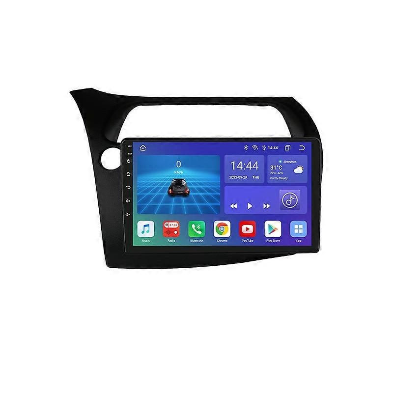 2 Din For Honda Civic Hatchback 2005-2011 Car Radio Carplay 4G 8-core WIFI Android Auto Car Stereo Car Multimedia Video player GPS Navigation DSP RDS