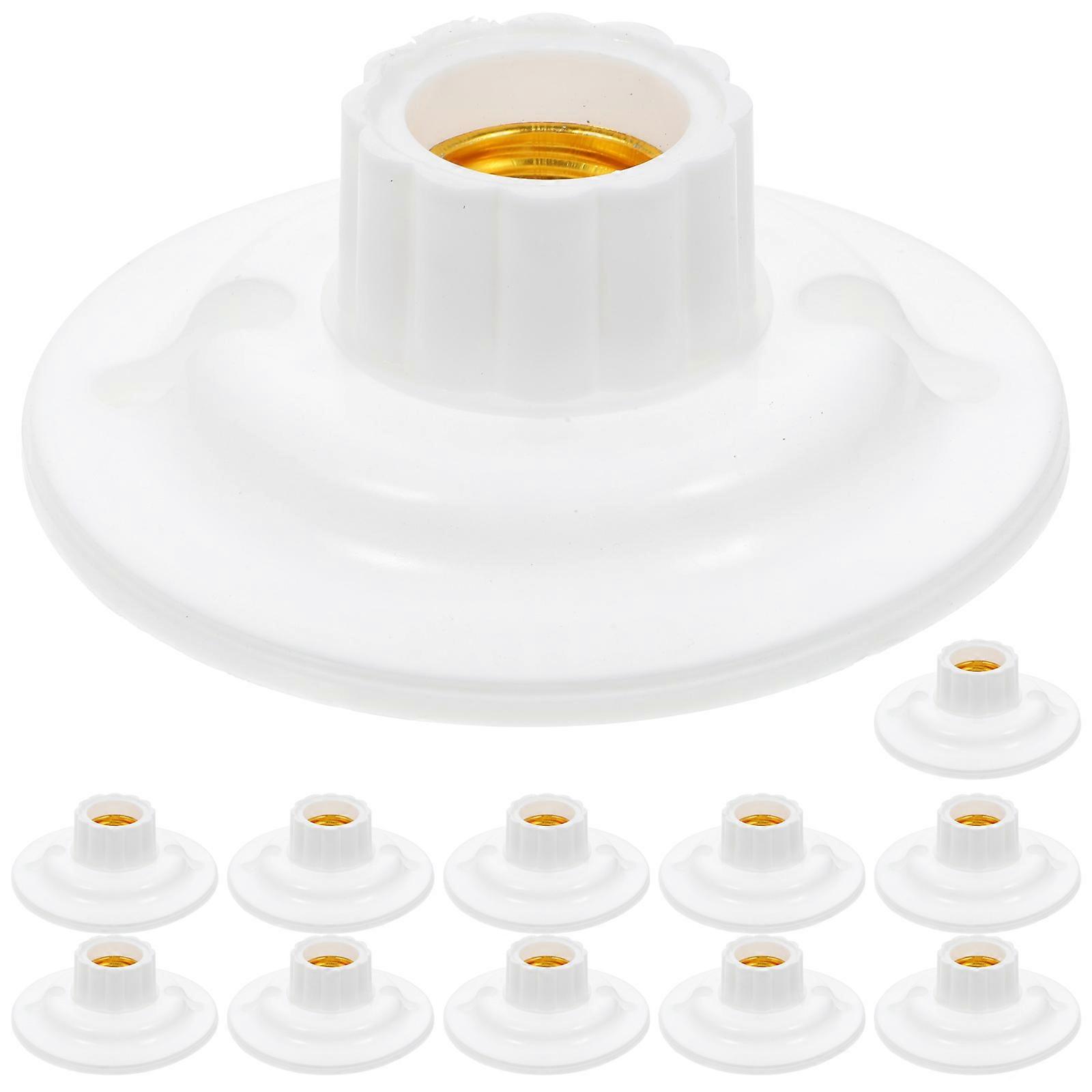 12pcs Screw Light Bulb Socket Holder Lamp Socket Holder Screw Light Bulb Socket