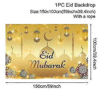 30 Stück Eid Mubarak Party-Dekoration – Hängende Ramadan-Mond-Wirbel, Bunte Spiralen Für Decke & Wand, In Blau