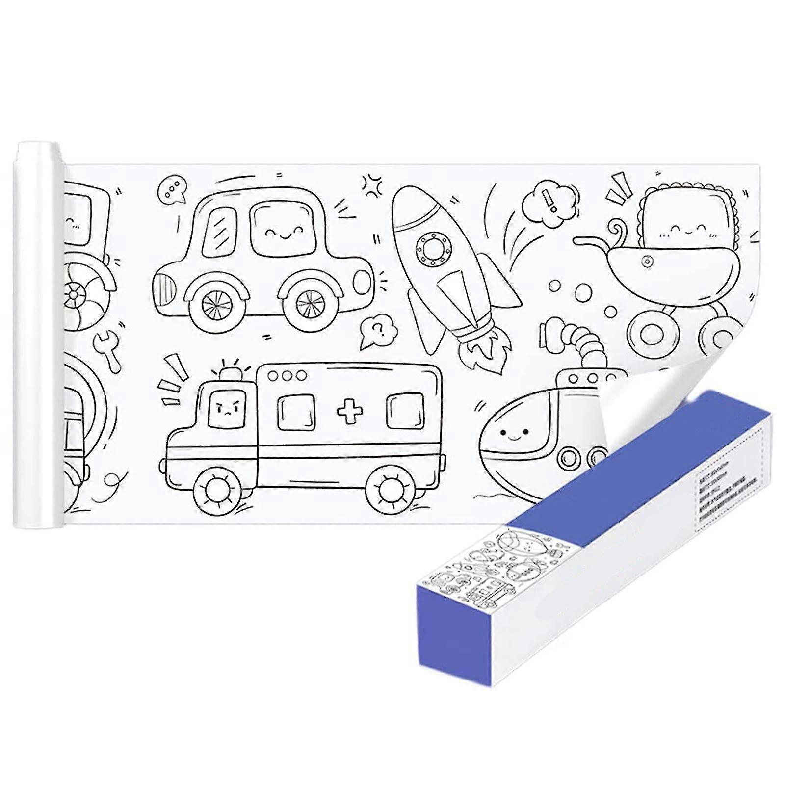 Children's Painting Roll*children's Color Paper Roll Drawing Paper Roll Diy Painting Color Filler Paper