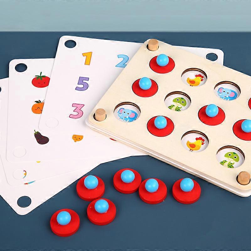 Memory Games Set,Activities Learning Recognition and Logic Training Games