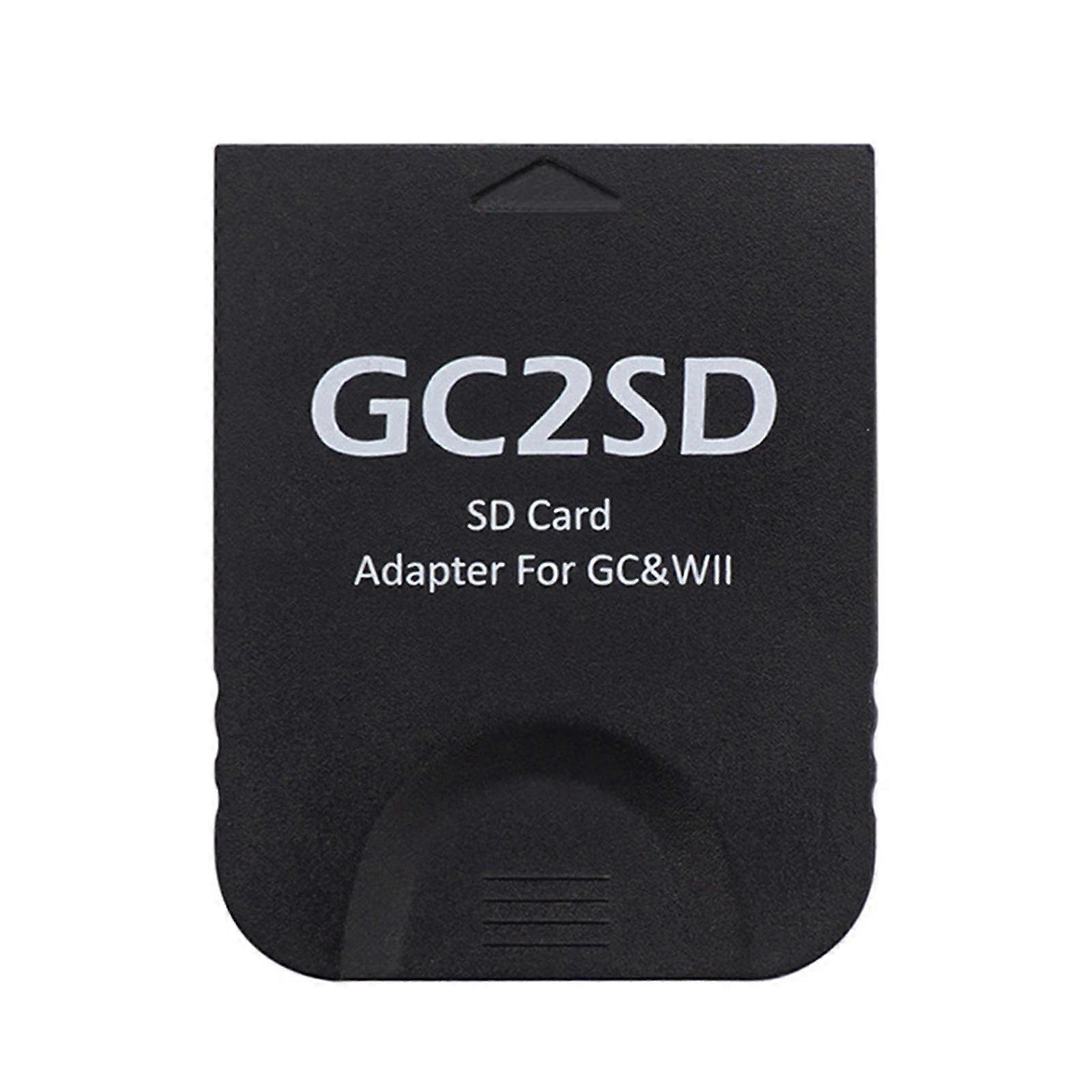 Gc2sd Card Adapter Mirco Sd Memory Card Replacement For Gamecubewii Console