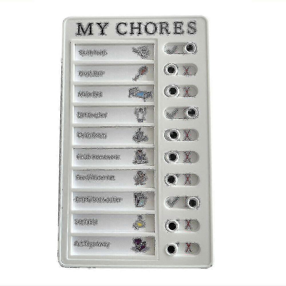 Memo Plastic Board Office Plastic Notes My Chores Checklist Portable Rv Gv Message Checklist