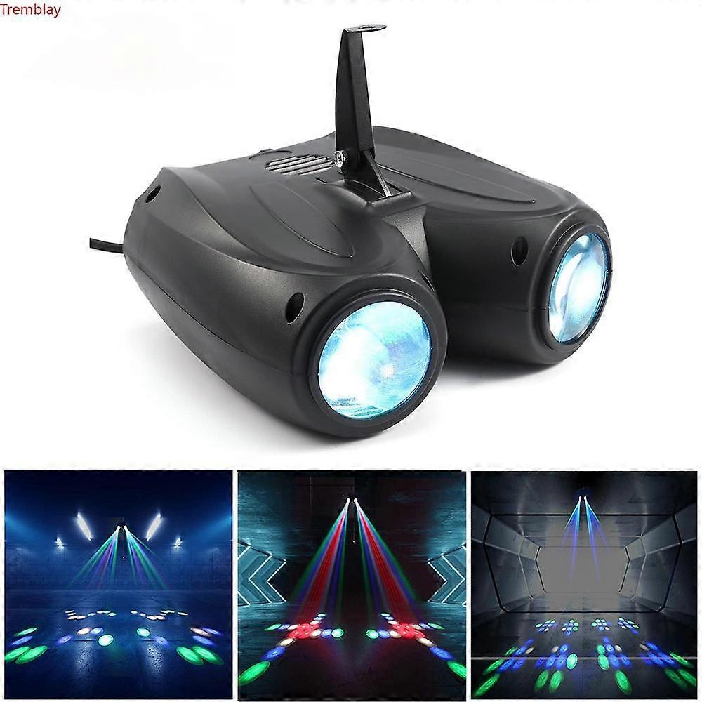 Led double head disco spotlight color DJ party light projector 128/64led stage effect lighting