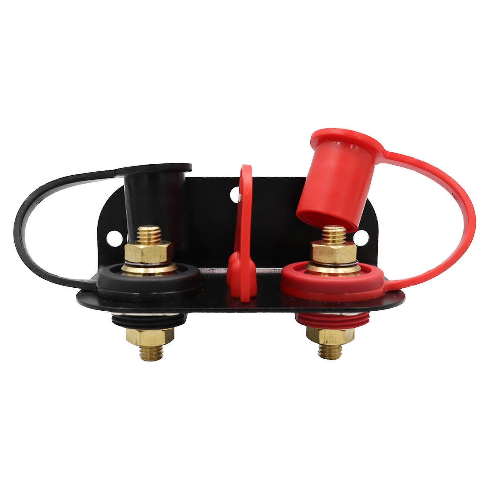 Wenyi Remote Battery Terminal Car Charging Jump Post Base Extension Cable Set for Tractor Lawn Mower